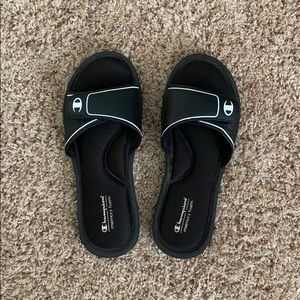 Champion memory foam slides